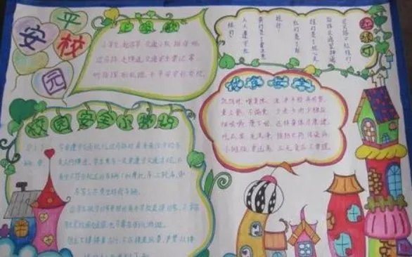 平安校园手抄报内容
