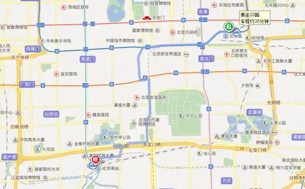 北京站到北京南站具体怎么走