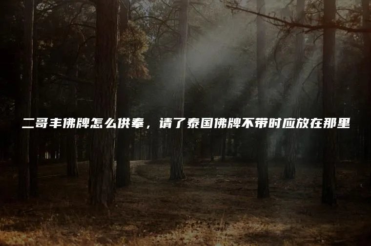 二哥丰佛牌怎么供奉，请了泰国佛牌不带时应放在那里