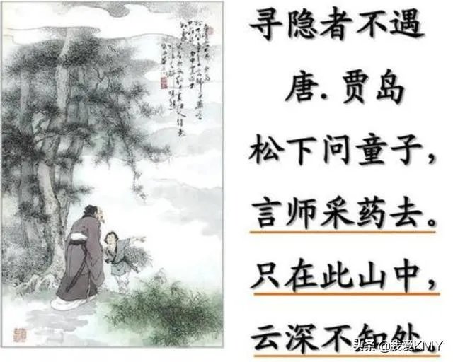 《寻隐者不遇》全诗的意思？