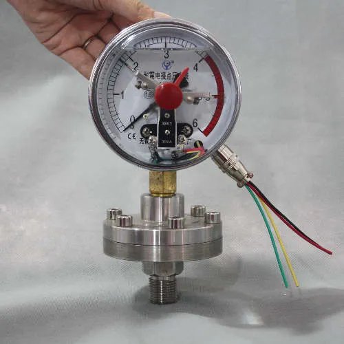 电接点压力表怎么调