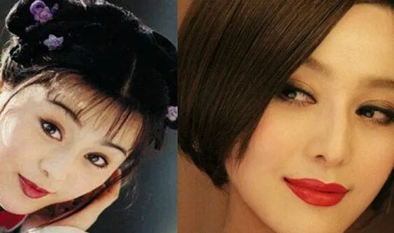 范冰冰整容前后照对比 范冰冰竟然也是高低眉