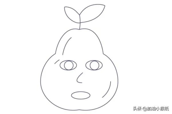 梨子简笔画图片设计?