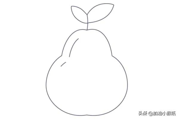 梨子简笔画图片设计?