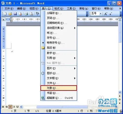 在Word中使用公式编辑器及输入空格技巧