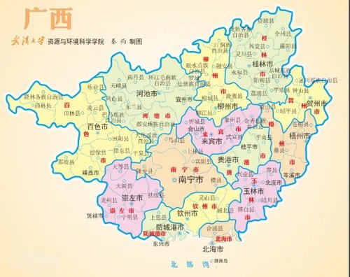 广西省高清地图全图