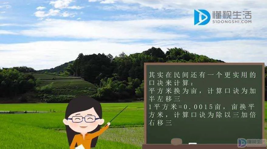 一亩等于多少平方米