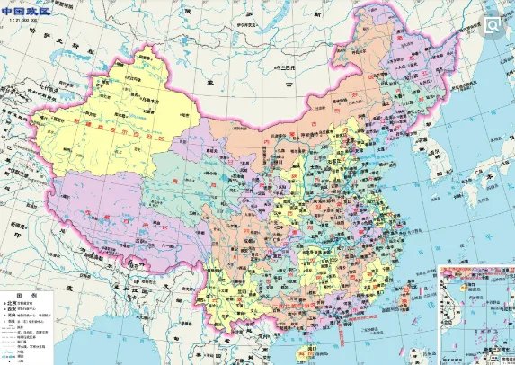 中国地形图高清版