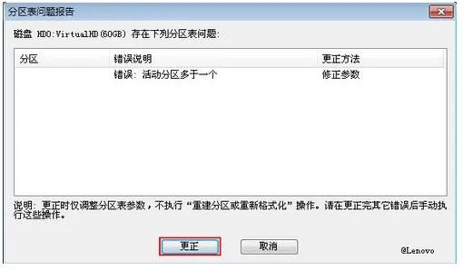 invalid partition table