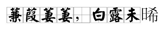 白露未晞是什么意思？
