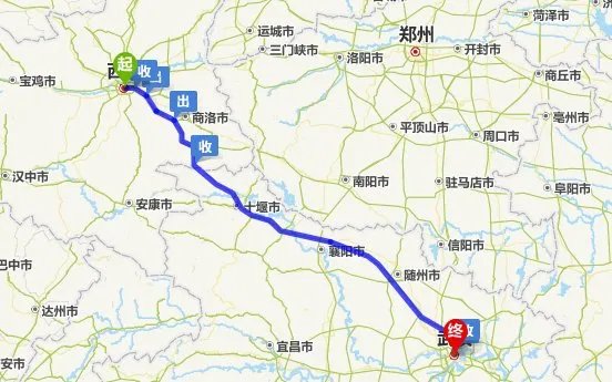 西安到武汉的火车途经哪些车站