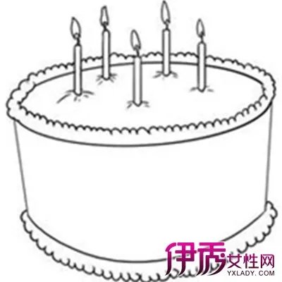蛋糕简笔画图片大全