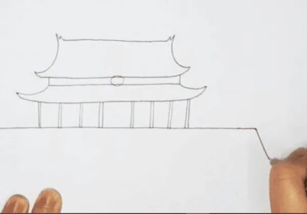 北京天安怎么画简单又好看?