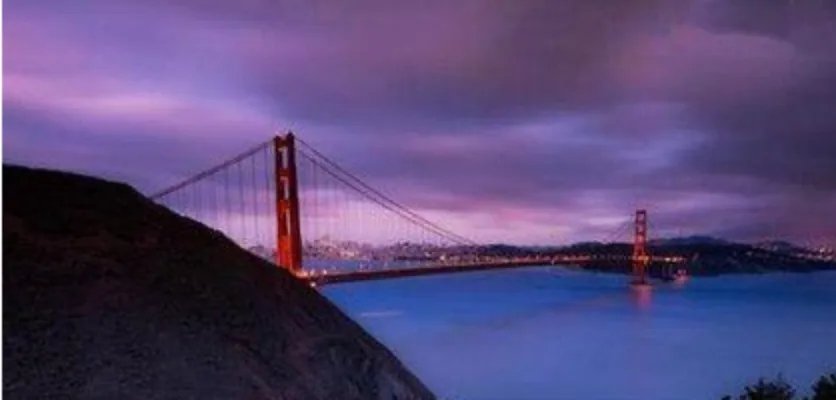 美国金门大桥简介：世界所建大桥中的单孔长跨距大吊桥之一