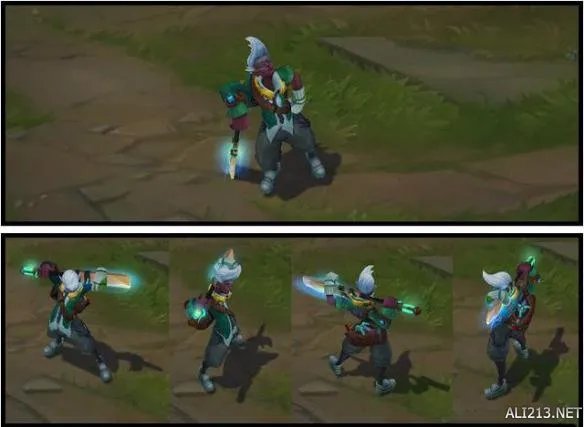 LOL全新电玩主题英雄皮肤：电玩女神瑞文炫酷出场