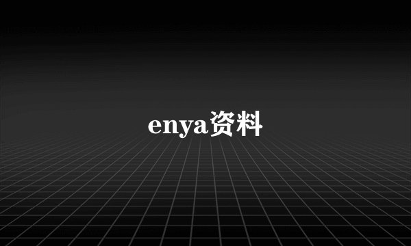 enya资料