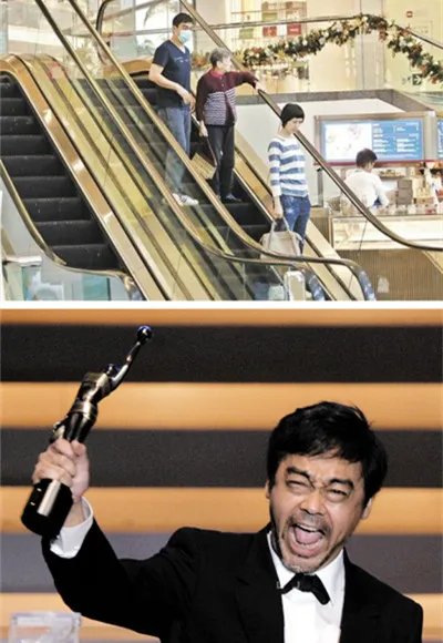 刘青云陪母亲逛街超温馨   影帝堪称娱乐圈好男人楷模