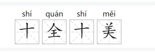 十全十美的意思