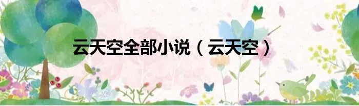 云天空全部小说（云天空）