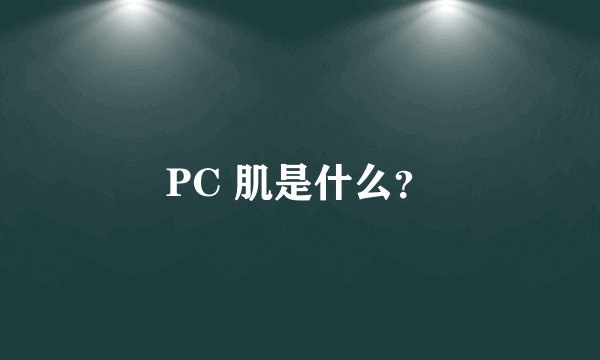 PC 肌是什么？