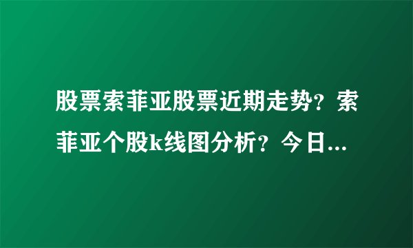 股票索菲亚股票近期走势？索菲亚个股k线图分析？今日索菲亚股票最新点评？