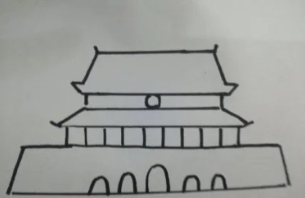 天安门怎么画？