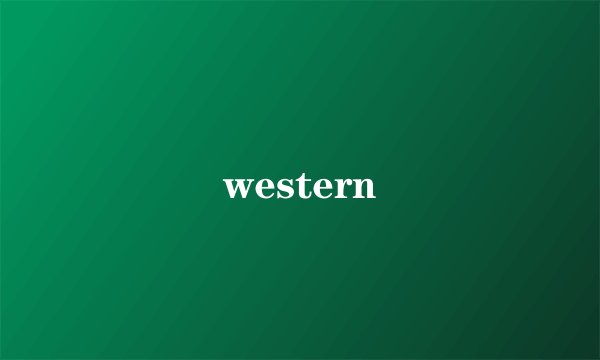 western