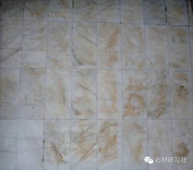 图解各种石材污染病变问题（一）