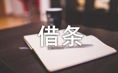 借条怎么写
