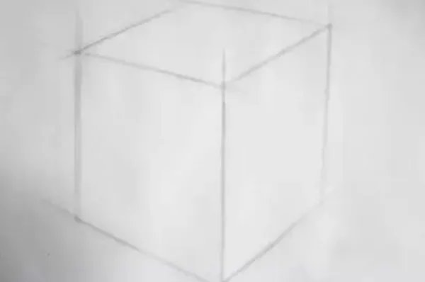 正方体怎么画