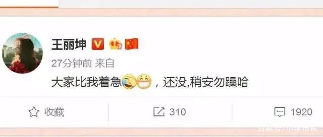 王丽坤否认结婚微博发文请大家稍安勿躁