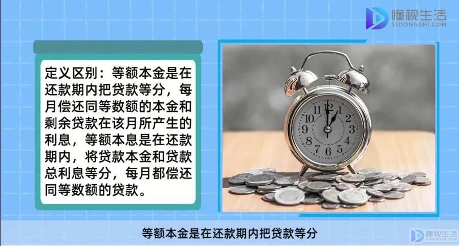 等额本息和等额本金的区别在哪