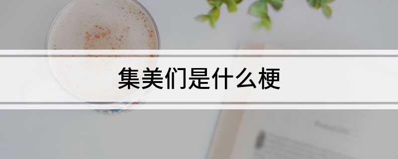 集美们是什么梗