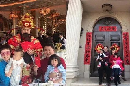 金巧巧晒一家四口 孔雀公主回应气质争论