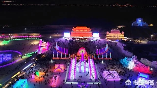 哈尔滨冰灯好看吗？