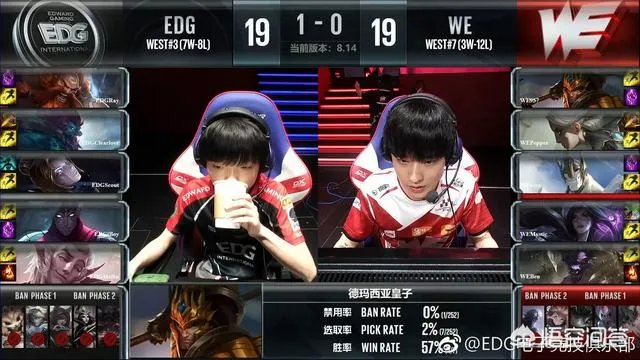 厂长首发近100%参团率，scout发条四杀，EDG拿下WE，对此你怎么看？