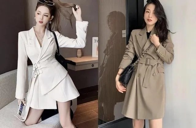 西装裙怎么穿更好看？