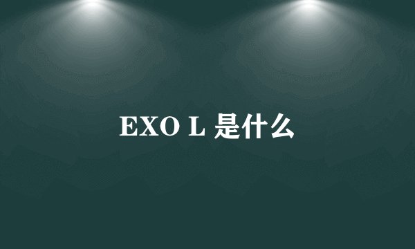 EXO L 是什么