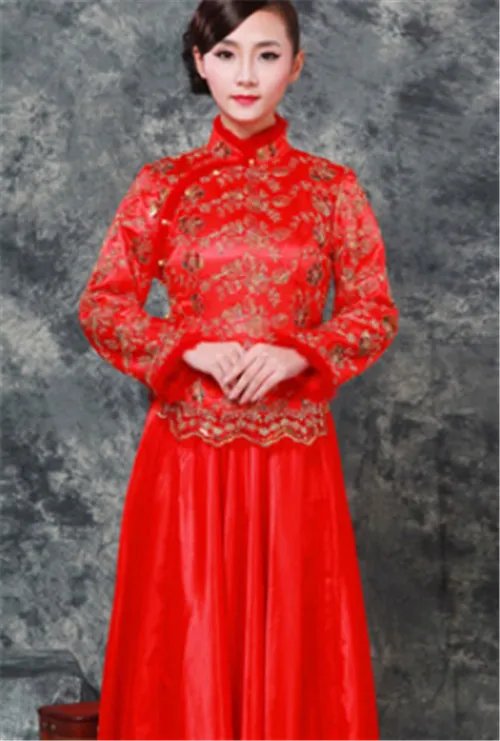 新娘唐装发型图片2017款  新娘穿唐装扎什么发型好