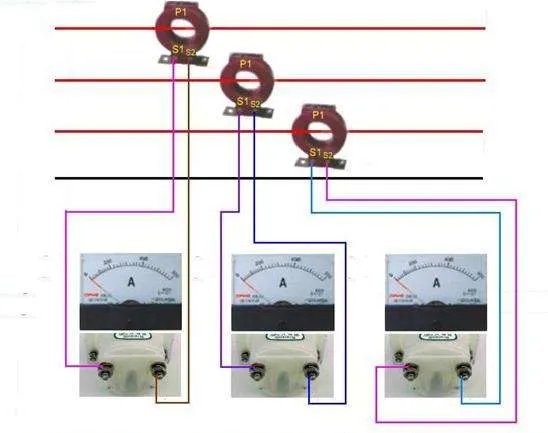 三相电表接线图  三相四线电表接法