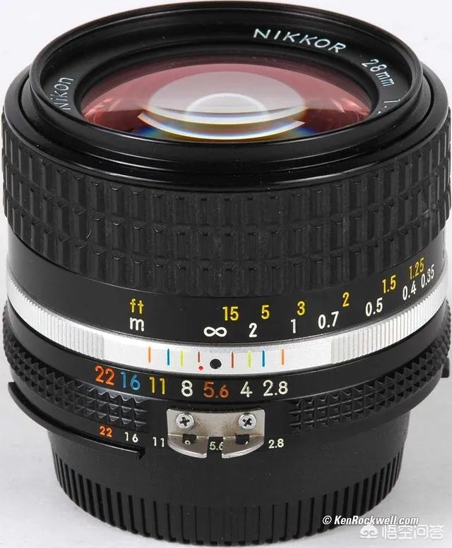 相机镜头上里面那排数字是干嘛用的？