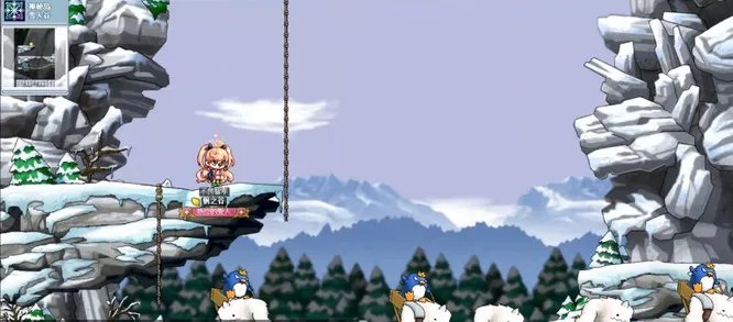 冒险岛驮狼雪人在哪打？