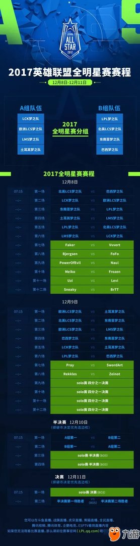 一图流回顾：《LOL》2017全明星赛重播比赛回放