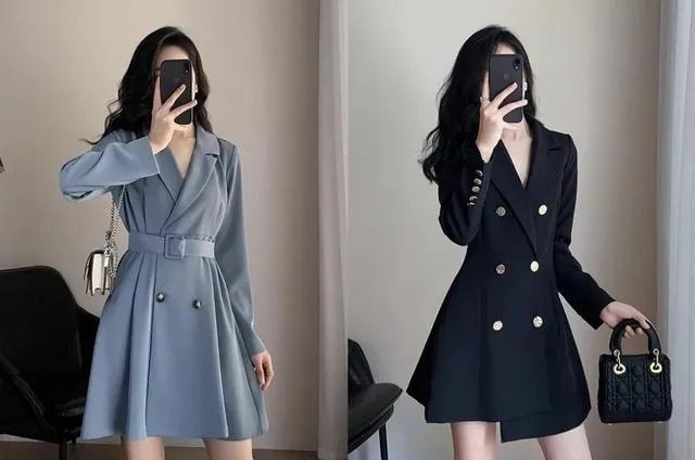 西装裙怎么穿更好看？