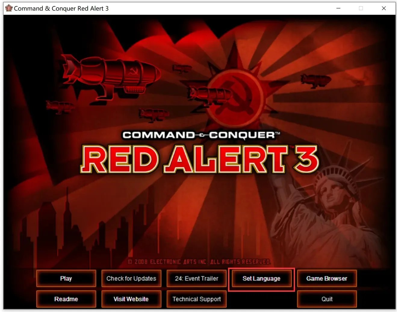 《红色警戒3》Steam版汉化补丁与使用教程