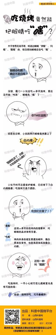 吃个烧烤竟能把眼睛吃“瞎”？这是怎么一回事？