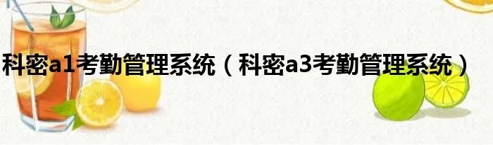 科密a1考勤管理系统（科密a3考勤管理系统）