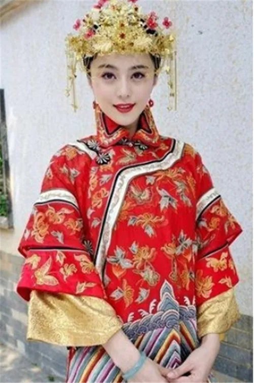 新娘唐装发型图片2017款  新娘穿唐装扎什么发型好