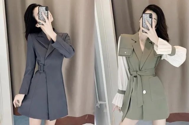 西装裙怎么穿更好看？