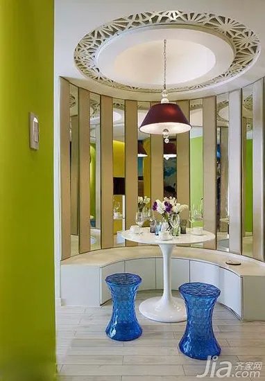 糖果色沁人心扉 90平婚房创意无限